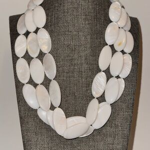Elegant White Shell Necklace